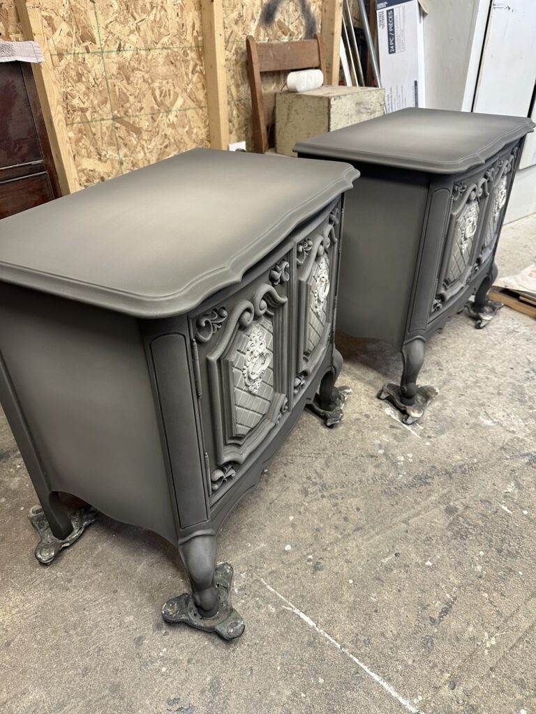 French Provincial Bedside Tables Transformation